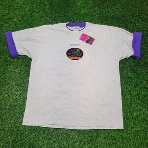 Vintage 90s Sony Autosound T-Shirt Mens XL NOS Deadstock Single-Stitch